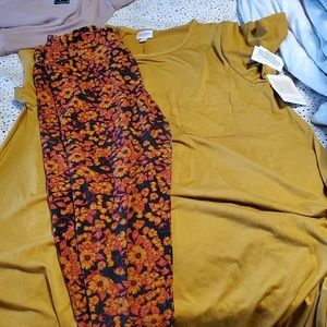 Lularoe carly dress and leggings